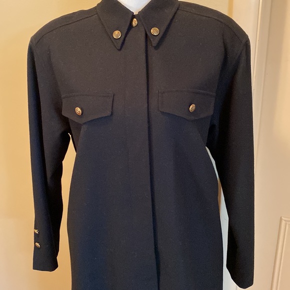 Arlequin Paris Black Wool Suit, Vintage - Picture 5 of 16